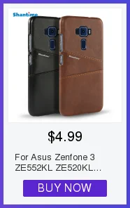 Чехол-книжка для Asus Zenfone 3 Max ZC553KL, кожаный чехол для телефона, силиконовая задняя крышка из ТПУ для Asus Zenfone 3 Max 5,", деловой чехол