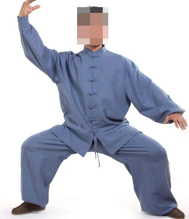 Осенне-зимняя Плотная хлопковая и льняная одежда tai chi taiji костюмы для боевых