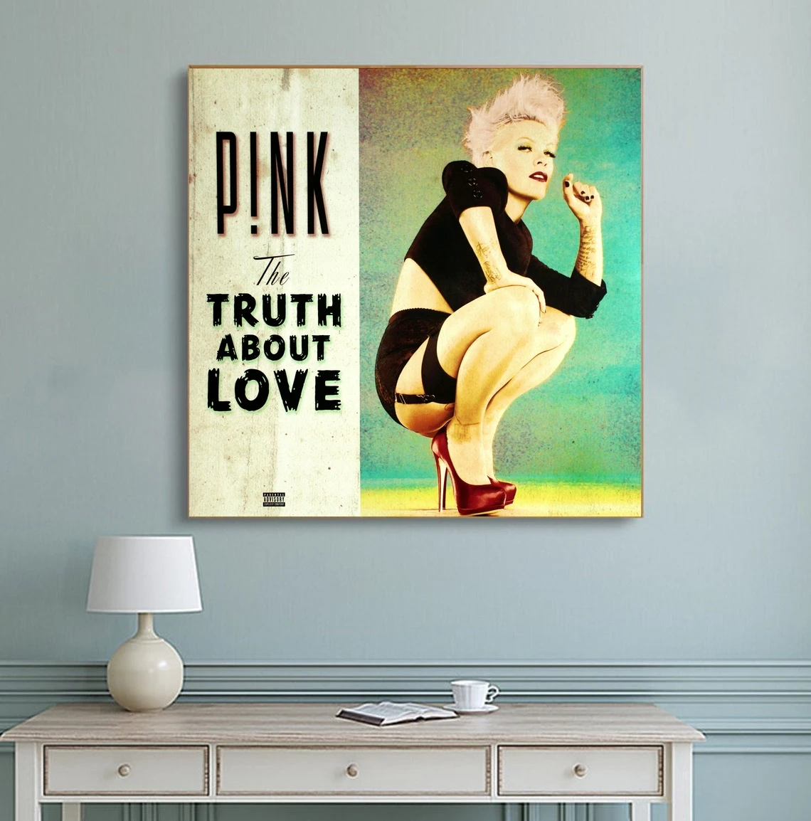 P!nk - The правда о любви Обложка альбома плакат холст Художественная печать