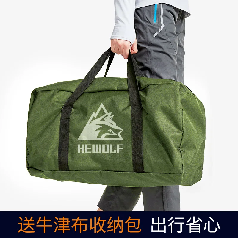 구매 Hewolf-야외 접이식 테이블 및 의자, 휴대용 스토리지 스툴, 캠핑, 가끔 테이블, 알루미늄 합금 패키지 조합, 5 개입