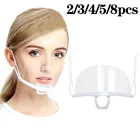 Маска для рта многоразовая для мужчин и женщин, пластиковая маска для защиты от вирусов, для ресторанов, отелей, шеф-поваров, 23458 шт.