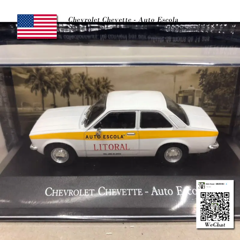 IXO 1/43 винтажный автомобиль CHEVROLET Chevette AUTO ESCOLA литая металлическая модель