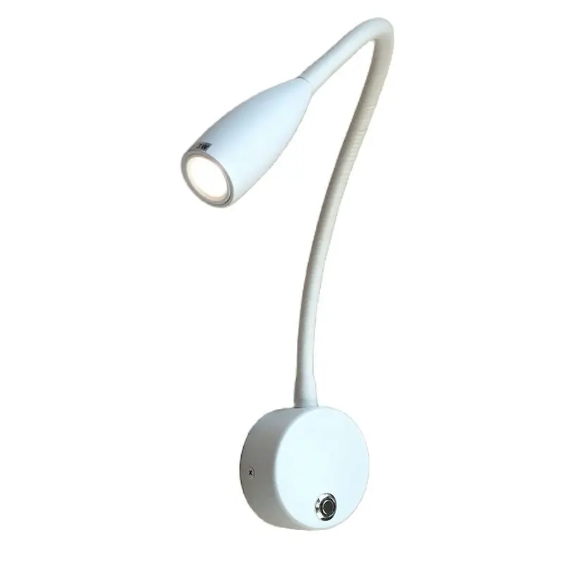 Topoch Сенсорное вкл лампы диммер гибкий светодиодный чтение бра фон с имитацией