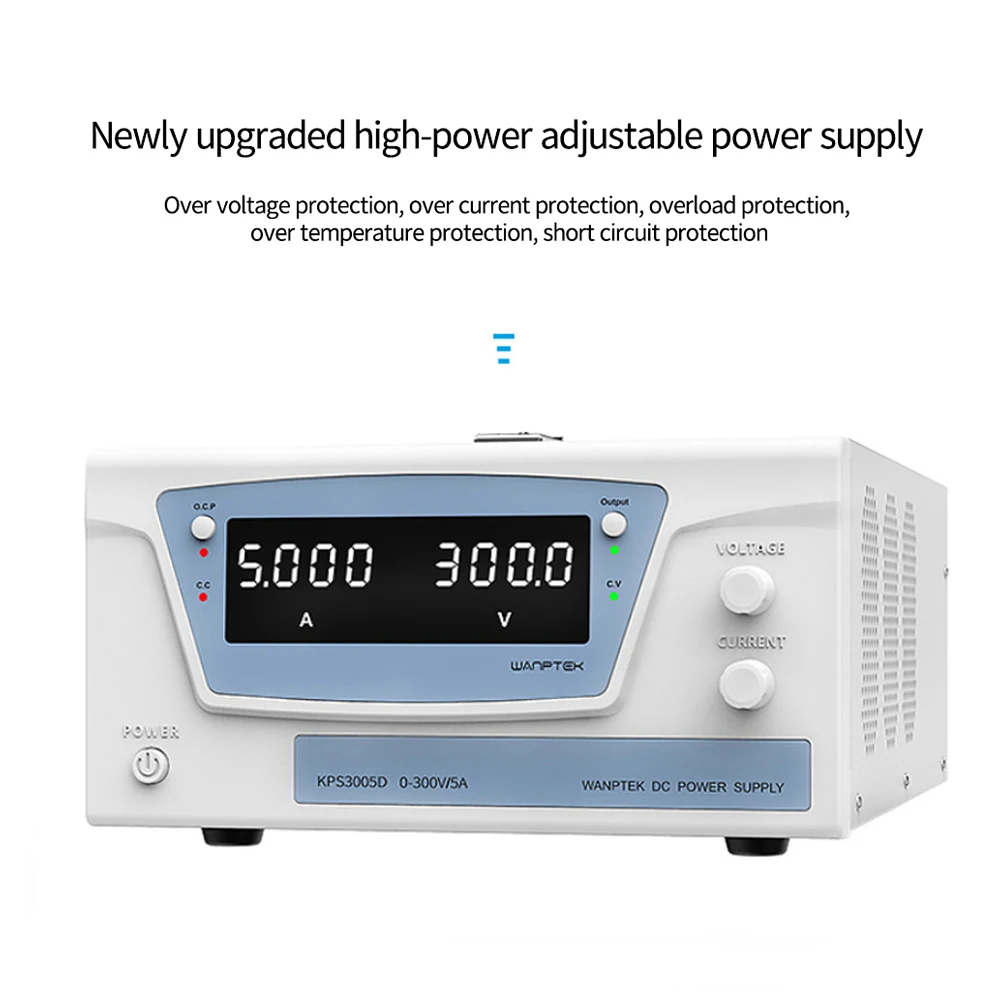 

High-precision High-power Switching Power Supply 5A 300V 1.5KW KPS3005D Regulator Laboratory Testing Tools
