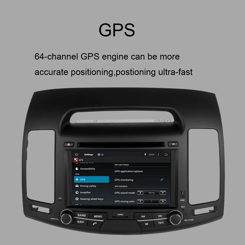Автомобильный GPS-навигатор на Android 10 0 для Hyundai Elantra 2007-2011 радио мультимедиа DVD-плеер