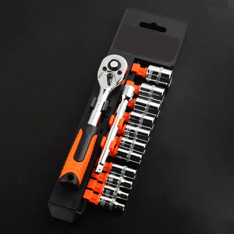 

Drive Swivel Ratchet Wrench 1/4" Steel High Torque Ratchet Wrench Socket 24 Teeth Quick Release Wide Used Hand Tools