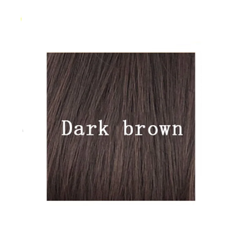 422-dark-brown Модный кудрявый женский парик шляпа одна белая бейсбольная кепка сшивание парик Вода рябь длинный кудрявый капюшон Кепка - Цвет: 422-dark-brown