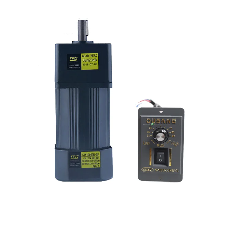 Редуктор переменного тока 5IK120RGN-CF 120 Вт AC220V регулируемая скорость Реверсивный