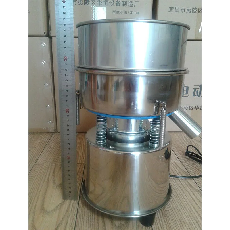 Диаметром 20 см электрическая Вибрирующая экранная машина вибрирующее сито