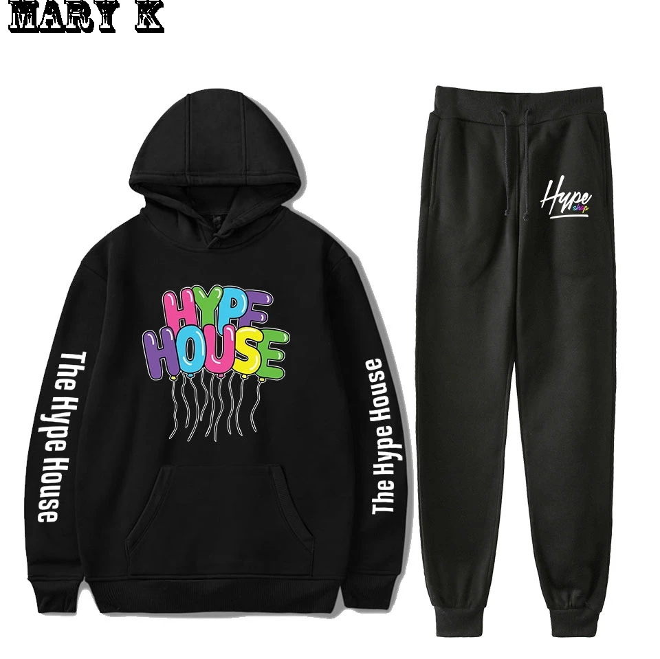 

's Sportswear Tracksuit Men Set Two Piece Set Top and Pants Women's Tracksuits Hoodie Casual Hooded Winter Full