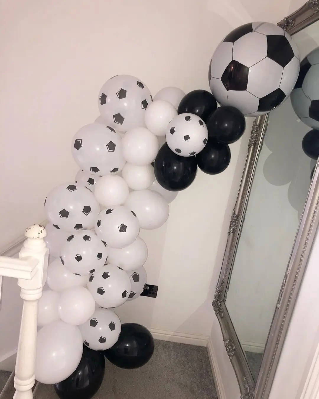 Globos de helio de l&aacute;tex para ni&ntilde;os, Kit de arco de guirnalda, decoraci&oacute;n de fiesta de cumplea&ntilde;os, suministros de fiesta de f&uacute;tbol, 78 unids/set por juego-4