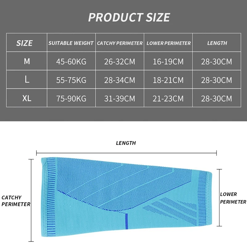 

1pcs Running Athletics Compression Sleeves Leg Calf Shin Splints Elbow Knee Pads Protection Sports Safety Unisex