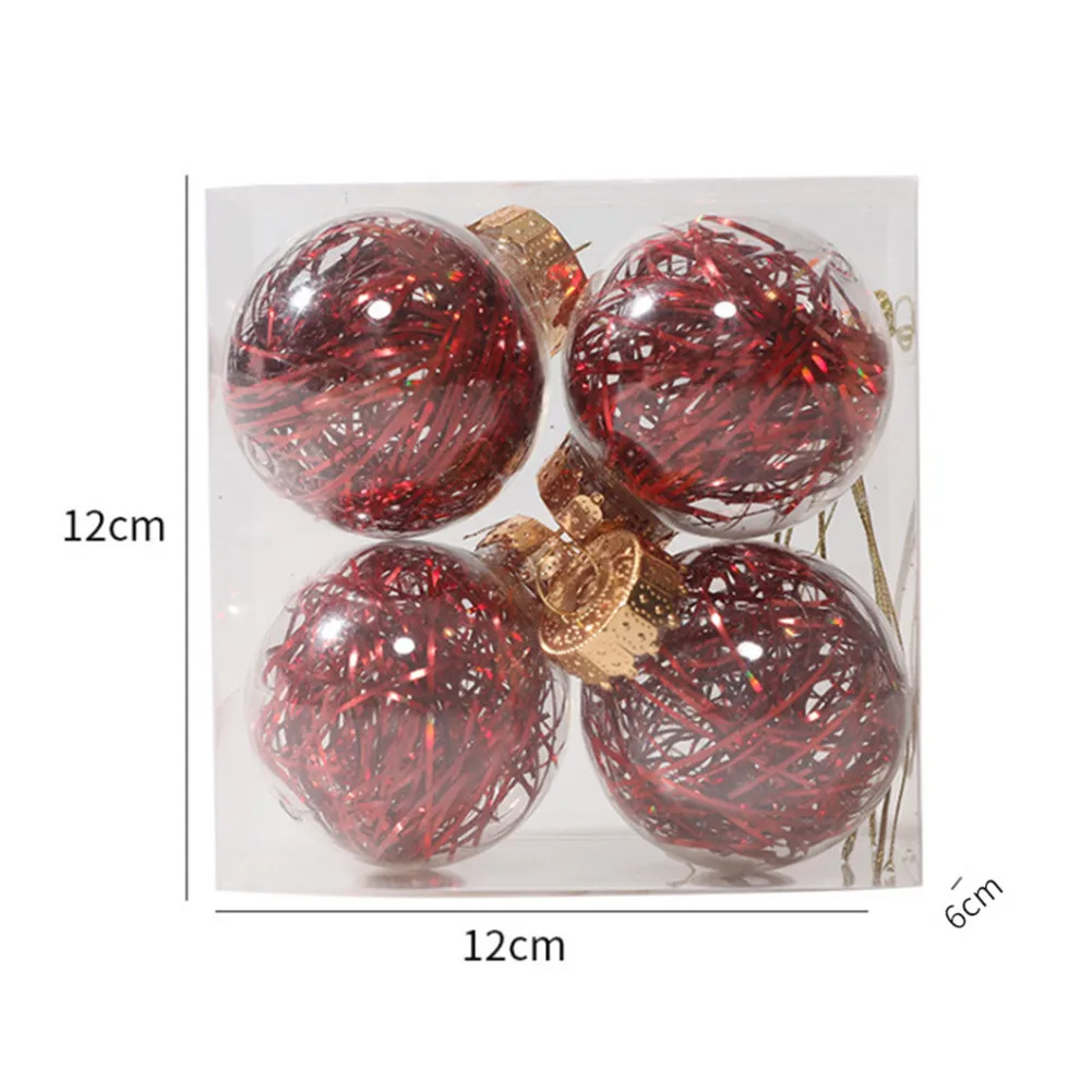 

Accessories Balls Christmas Clear Decor Decoration Grass Party Supplies