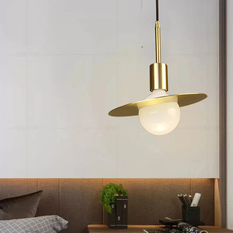 Постмодерн Медные подвесные светильники кухонный остров столовая бар подвесной