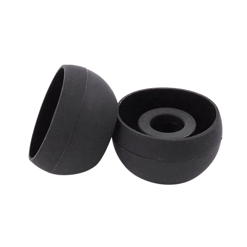 

50 Pcs Black Earbuds Earpiece In Ear Buds Tip Cover Replacement
