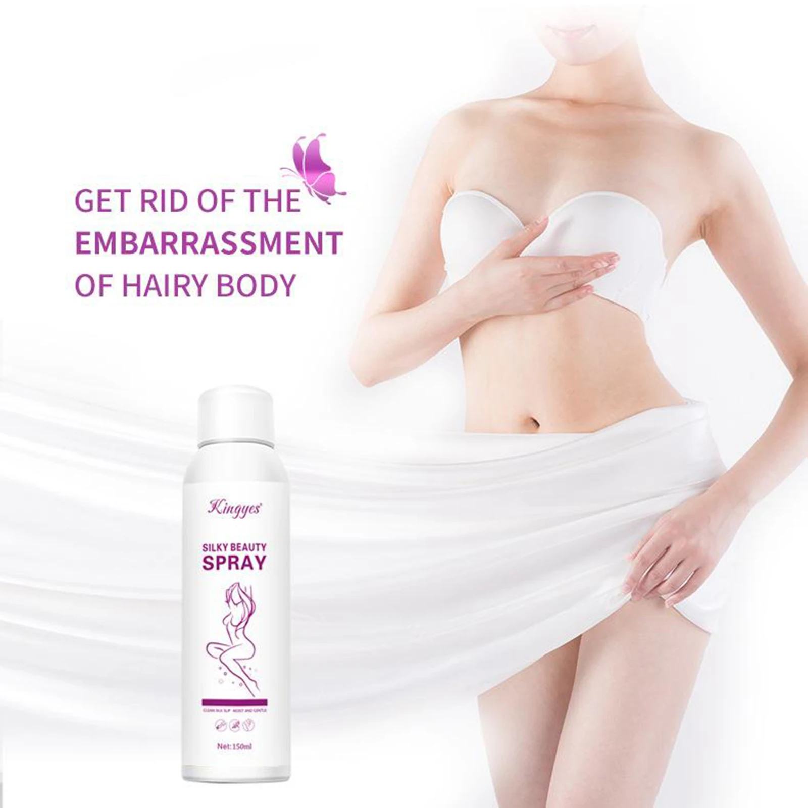 

150ml Hair Removal Spray Bubble Depilatory Foam Mousse for Women