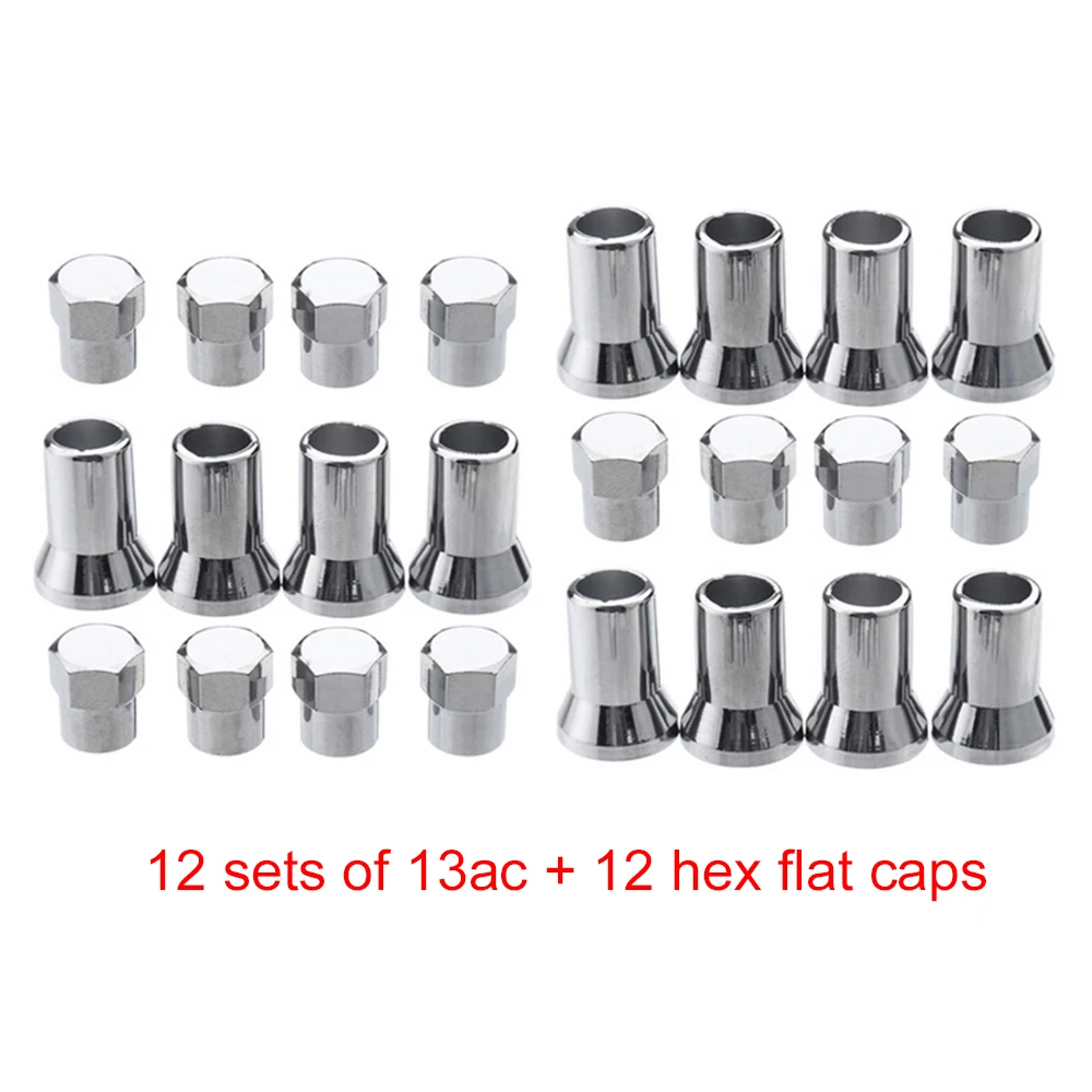 24 шт. декоративные серебряные хромированные накладки на шины автомобиля