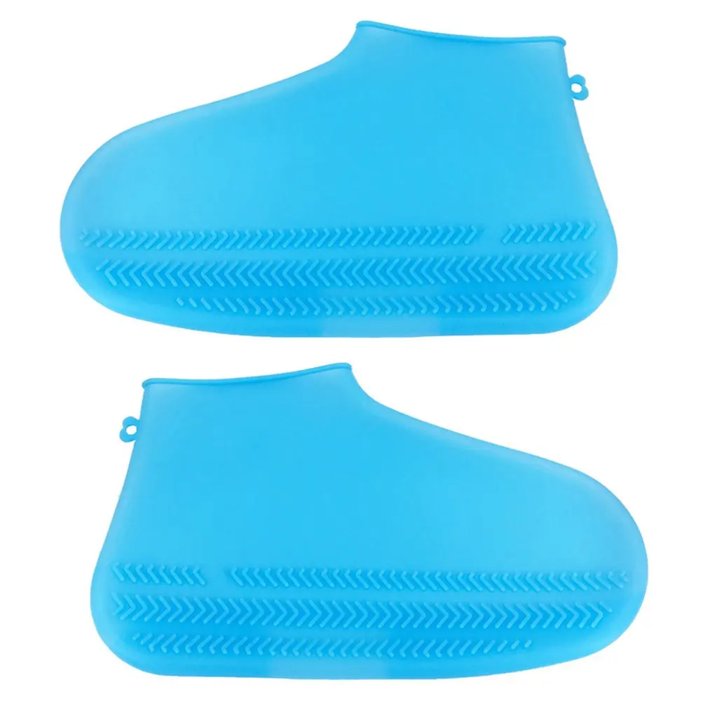 

Silicone Waterproof Shoe Cover Outdoor Rainproof Hiking Skid-proof Shoe Covers Portable Transparent Shoe Cover
