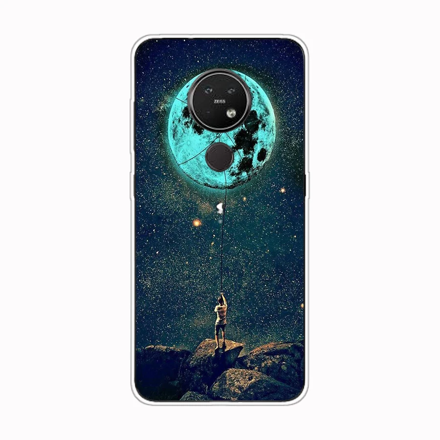 case for Nokia 7.2 cover soft tpu silicone phone housing shockproof Coque bumper cute dog cat 8 | Мобильные телефоны и