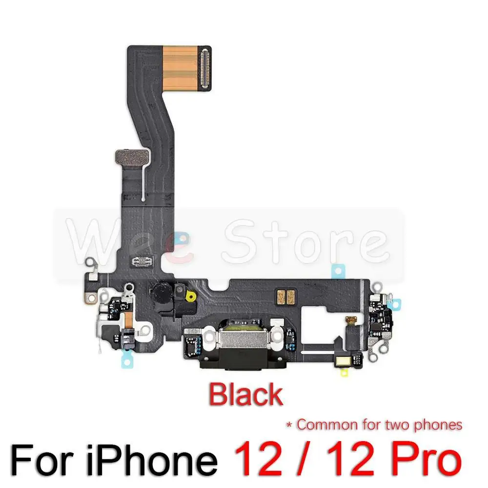 original bottom usb charger port board for lightning dock charging flex cable for iphone 12 pro max mini mobile phone parts free global shipping