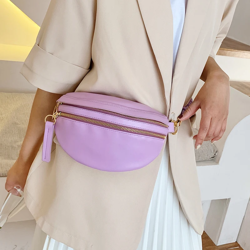 

Special Shoulder Belt Design Small PU Leather Crossbody Bags For Women 2020 Summer Shoulder Handbags Female Belt Bag %25
