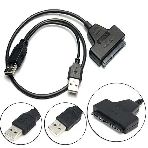 2018 chaud ordinateur dur pilote кабель для подключения 2 5 &quot22 P 0 USB vers SATA адаптер HDD/SSD ordinat| |