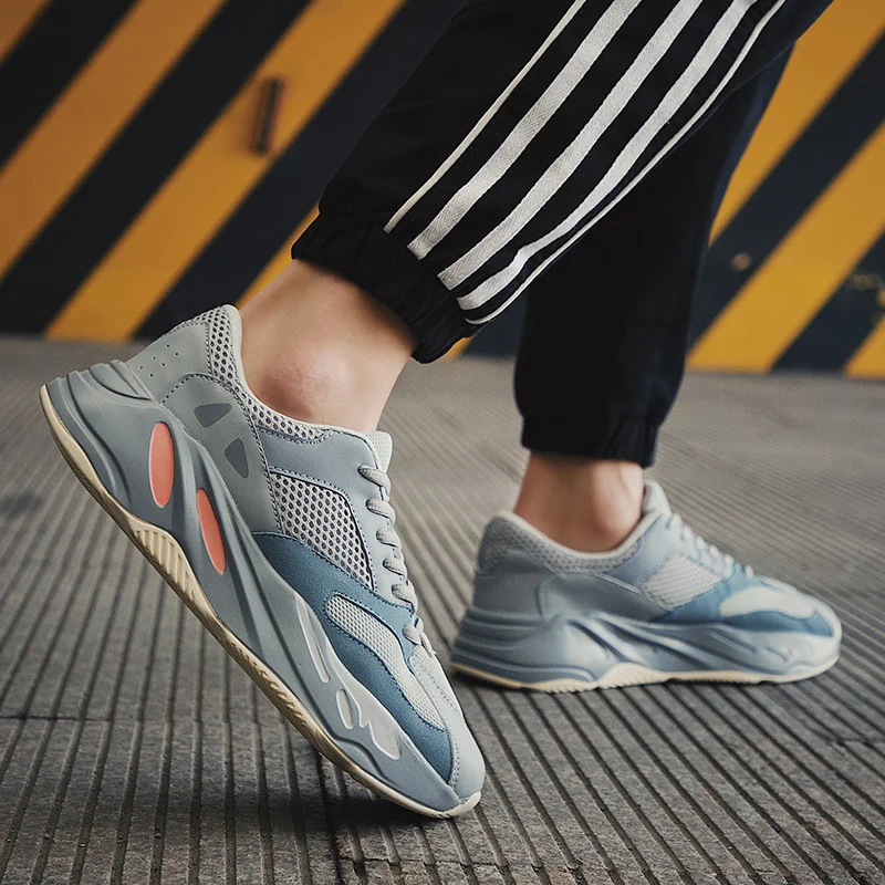 

New High quality Breathable Men Sneakers Men Shoes Adult Casual Shoes Men Lace-up Shoes Tenis Feminino Zapatos