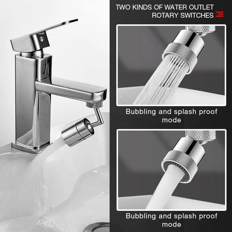 

Universal Splash Filter Faucet Spray Head Anti Splash Filter Faucet Children Movable Kitchen Tap Water Saving Nozzle Sprayer