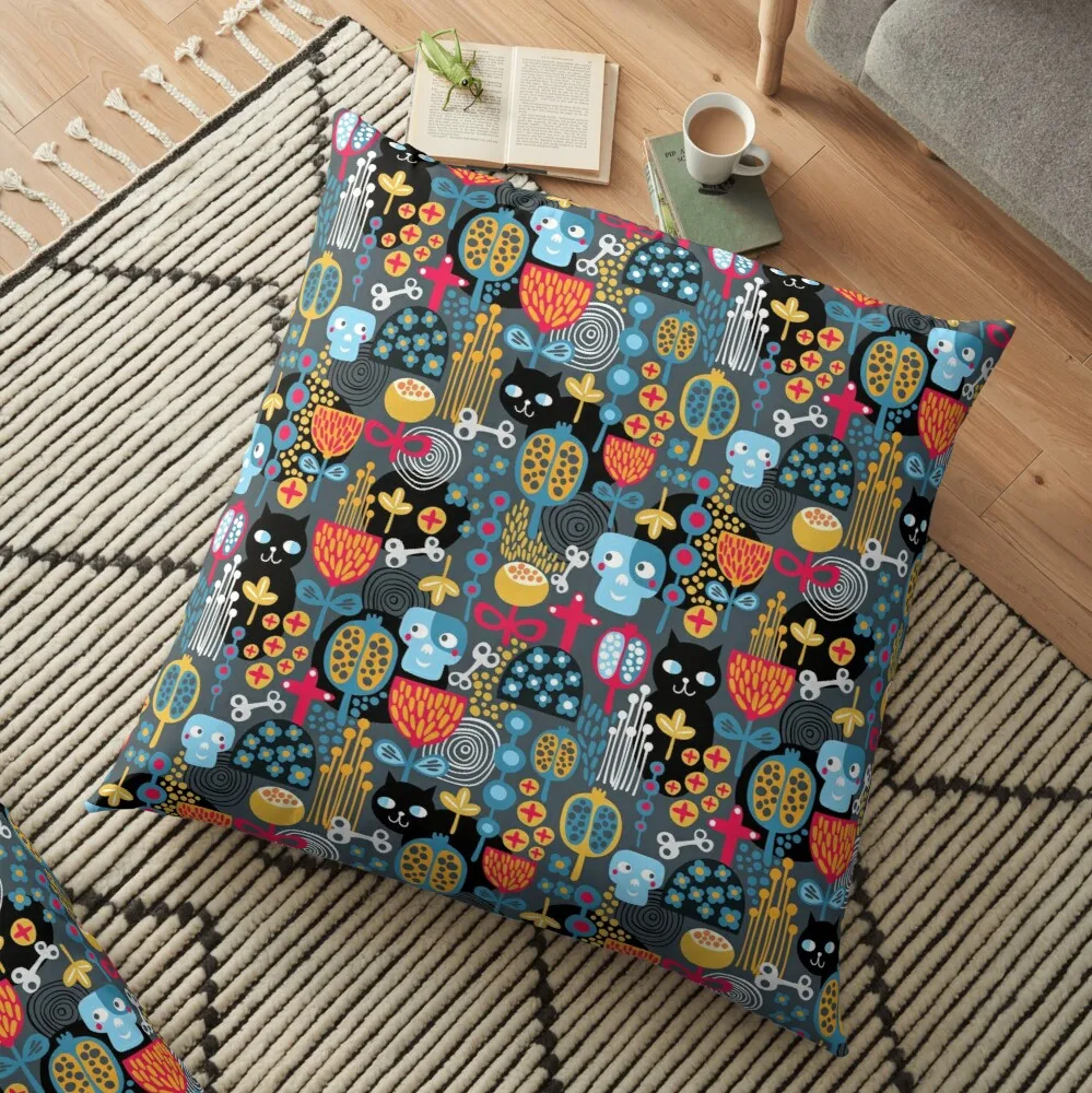 

Funny Cemetery Printed Decorative Cushion Sofa Cover Pillow Pillowcase Spring Decorations For Home Decor Pillow Cover 2021