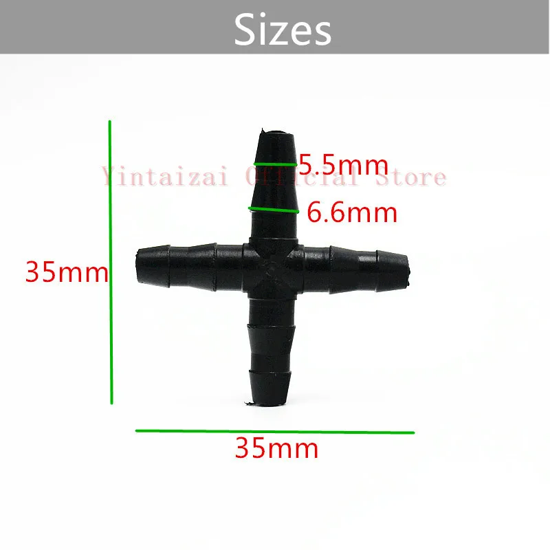 100 шт. 1/4 &quotразъем для вставки тройник микро распыление садоводство цветок