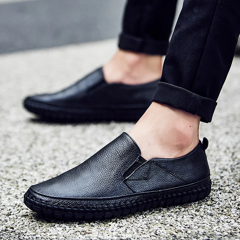 

Doudoushoessummernewfashionall-matchpersonalitymen'scasual leathershoesbreathable and comfortable sneakers mens shoes shoes