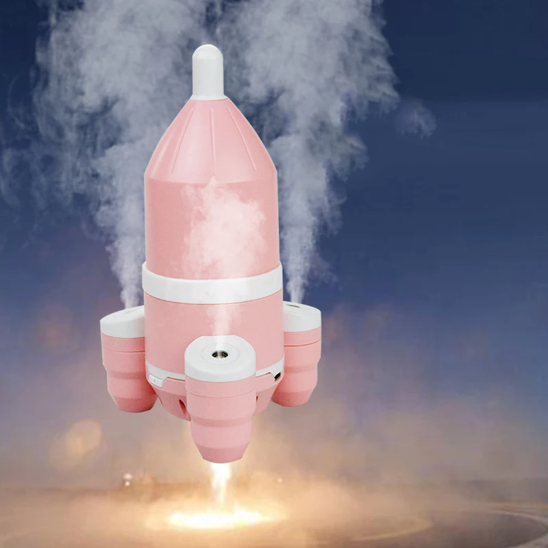 Компактный увлажнитель воздуха в форме ракеты USB Ультразвуковой очиститель