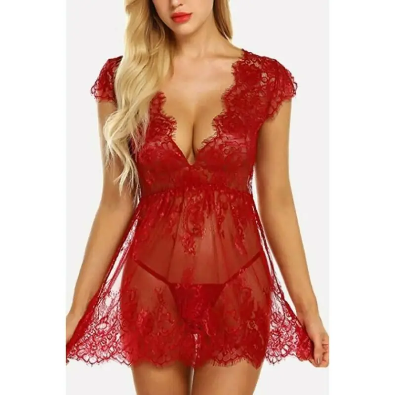 Сексуальное женское нижнее белье кружевное стринги|Белье бейбидолл и сорочки| |