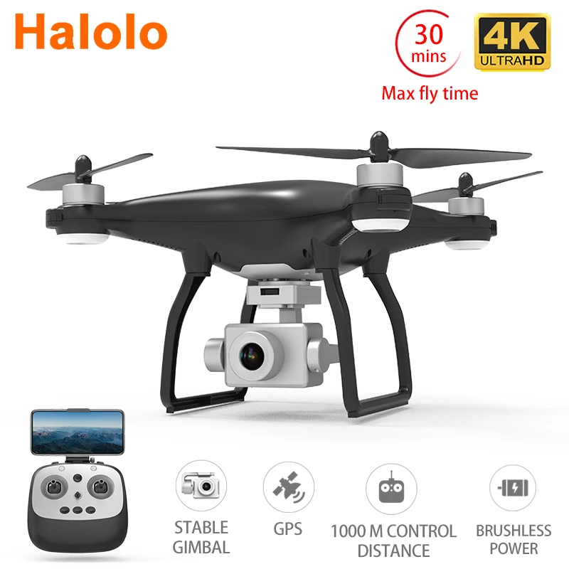 Halolo X35 Дрон GPS Wi Fi 4K HD Камера Profissional Квадрокоптер с дистанционным управлением