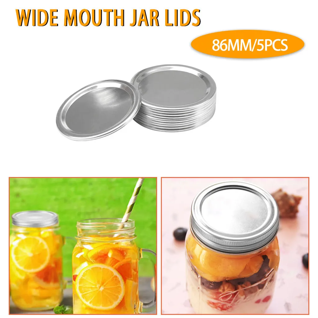 Крышечки для консервирования обычные крышки банкнот масонской банки с широким