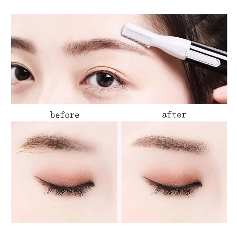Электрические ножницы для бровей триммер волос Женская бритва устройство