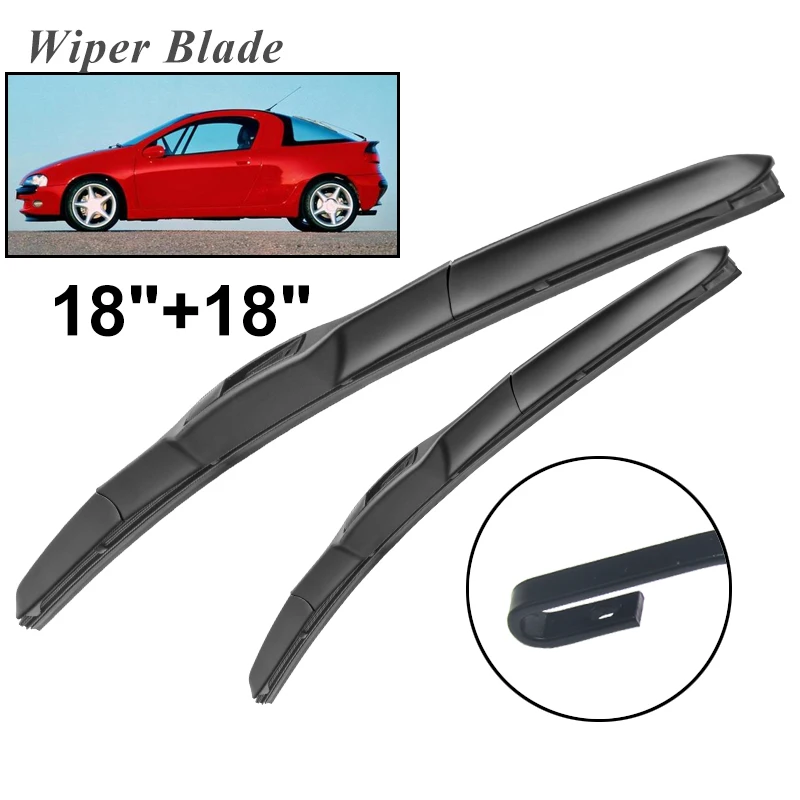 

Щетки стеклоочистителя okoстеклоочистителя RHD и LHD для Opel Tigra A 1994-2001, лобовое стекло, переднее стекло, 18 + 18 дюймов