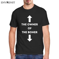 the owner of the boner t shirt men clothing summer casual mens tops harajuku male t shirt vintage 100 cotton short sleeve tees