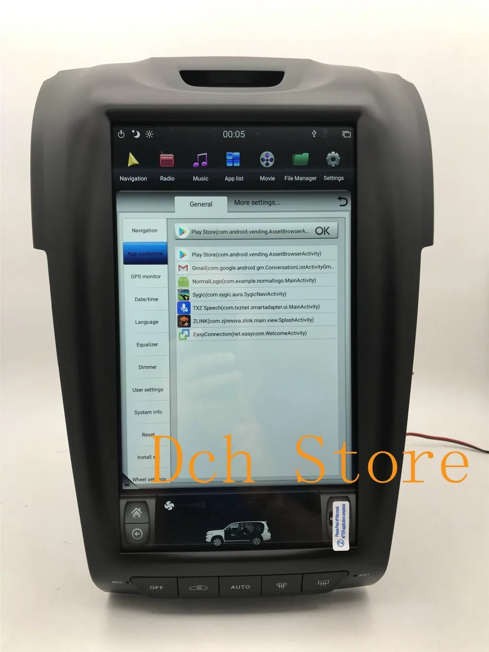 12,1 дюймов вертикальный tesla стиль Android 8,1 автомобильный dvd-плеер gps Navi Радио для ISUZU D'MAX DMAX MUX Chevrolet S10 Авто Стерео PX6