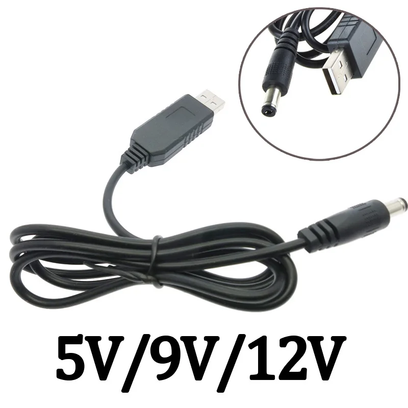 1 м/3 3 фута USB усилитель мощности 5 в постоянного тока до 9/12 Step UP конвертер адаптер