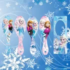 Детская расческа Холодное сердце из мультфильма Disney, аксессуары для кукол Эльзы, массажная подушка безопасности, расческа для девочек, подарок на день рождения, Расческа с воздушной подушкой, Детская расческа для волос