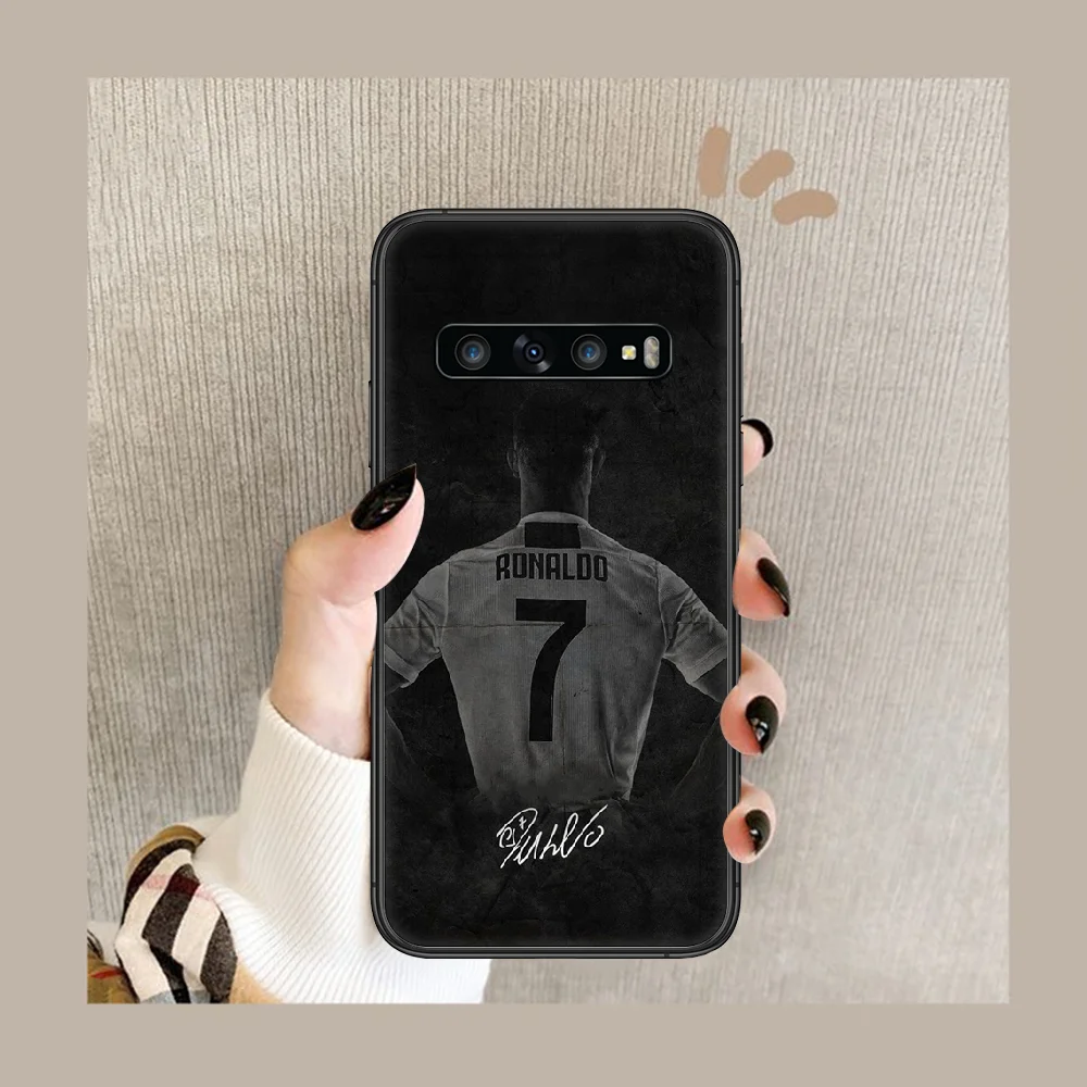 

Ronaldo CR7 Phone Case Cover Hull For Samsung Galaxy S 6 7 8 9 10 e 20 edge uitra Note 8 9 10 plus black Prime Soft Cell