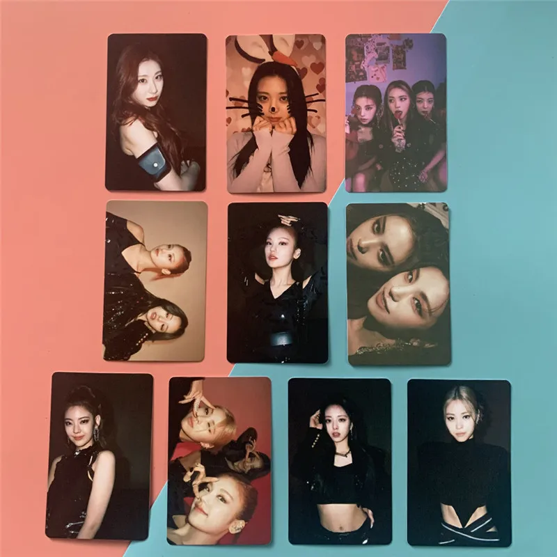 

KPOP 10PCS/SET ITZY LOMO Cards Postcards Ryujin Yuna Fans Collection