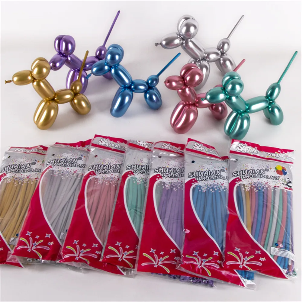 260 хромированные металлические полосы, волшебные воздушные шары для дня рождения, свадьбы, многофункциональный стиль, волшебный воздушный шар, оптовая продажа