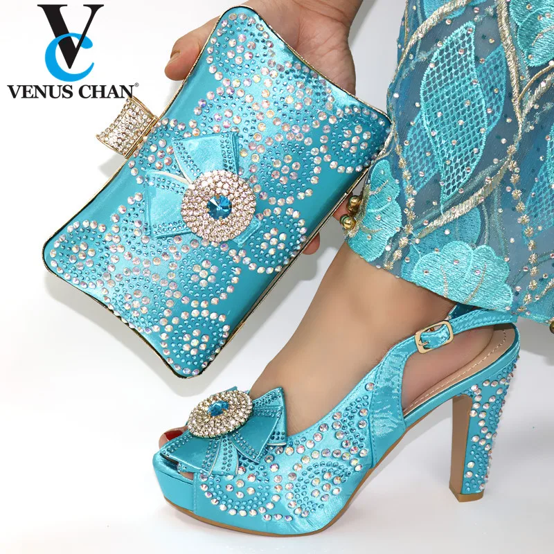 Высококачественные Женские Роскошные туфли и кошелек красного цвета с