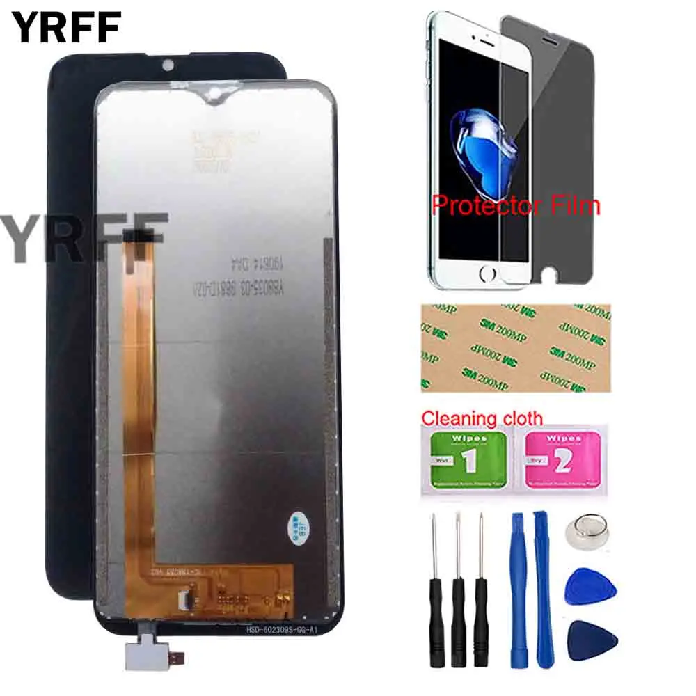 

LCD Display For Doogee Y8 LCD Display Touch Screen Digitizer Assembly Replacement Mobile Tools Adhesive Protector Film