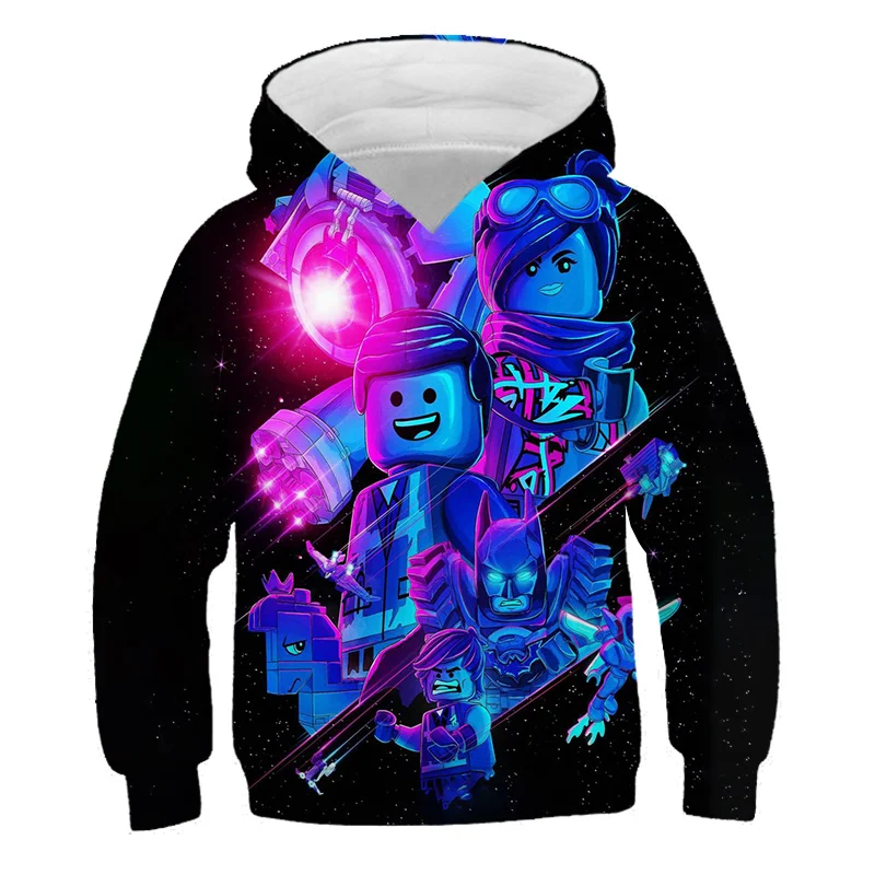 

Hot Sell 3D Print Lego Ninjago Hoodie Kids Cute Pattern Sweatshirt Long Sleeve Cartoons Games Baby Boys Clothes Toddler Child To