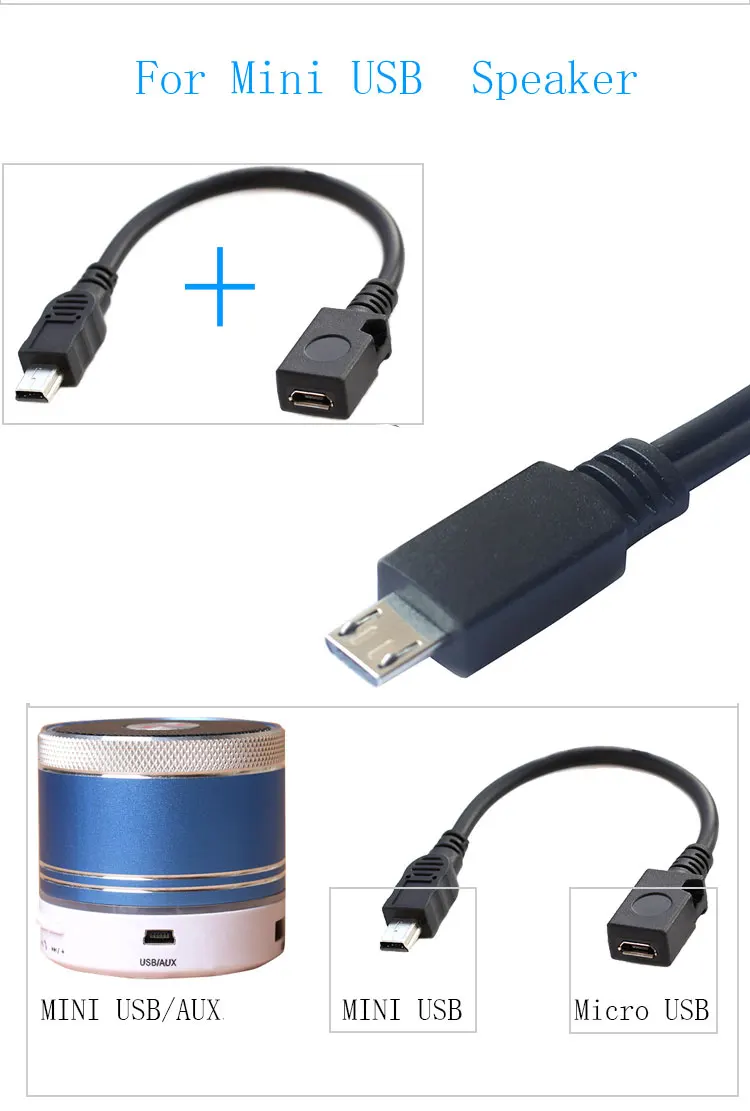 Micro USB разъем 3 5 мм AUX кабель/USB штекер для bluetooth портативного cd плеера|3.5mm aux|usb to aux