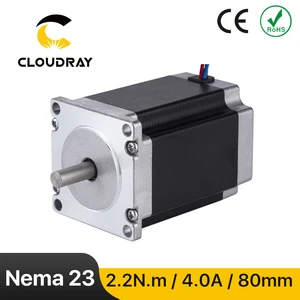 nema 23 stepper motor driver 57mm 2 phase 220ncm 4a stepper motor 4 lead cable for 3d printer cnc laser grind foam plasma cut free global shipping