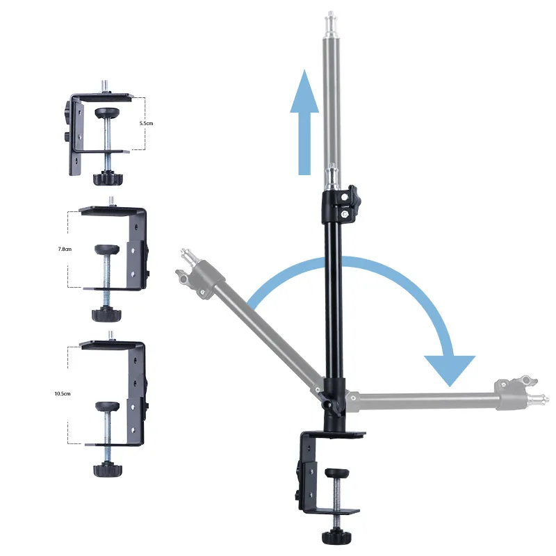 Настольная подставка с креплением на столешницу регулируемая настольная